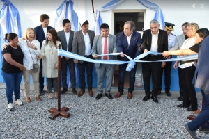 Monterrico.Bernis en inauguraci&oacute;n del edificio de Brigada de Narcotr&aacute;fico