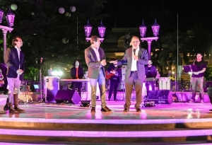 Ra&uacute;l &ldquo;Chuli&rdquo; Jorge dej&oacute; reinaugurada la glorieta de Plaza Belgrano