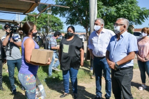 Morales entreg&oacute; herramientas y reivindic&oacute; la cultura del trabajo