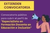 Extienden convocatoria para cubrir perfil de especialista en formaci&oacute;n docente en educaci&oacute;n e inclusi&oacute;n