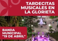 Tardecitas Musicales en la Glorieta&rdquo;: lanzan un nuevo ciclo cultural