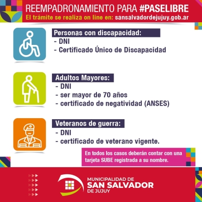 Pase libre. Ultimos d&iacute;as para el reempadronamiento