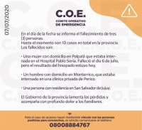 Coronavirus: Jujuy suma 10 muertes
