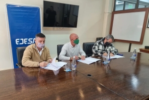 FNE. Firma de convenio entre el Ente Aut&aacute;rquico y EJESA