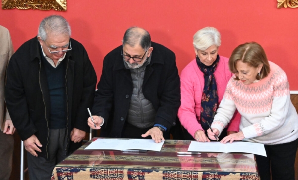 Revalorizaci&oacute;n.Ra&uacute;l &ldquo;Chuli&rdquo; Jorge visit&oacute; la Bas&iacute;lica San Francisco