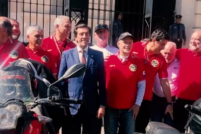 Sadir recibi&oacute; a los integrantes del Motoclub