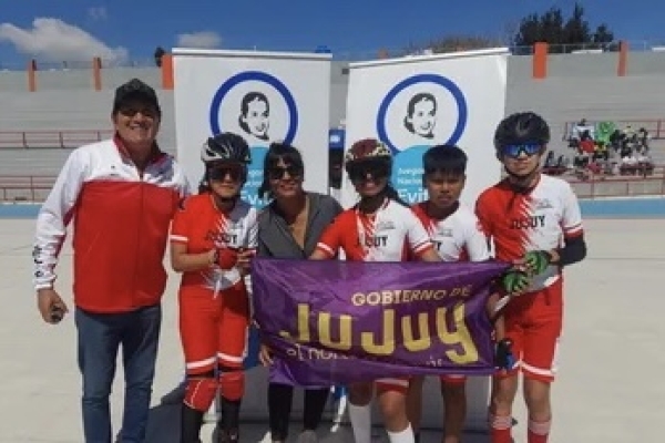 Juegos Nacionales Evita: Medalla de Oro para Jujuy en pat&iacute;n carrera