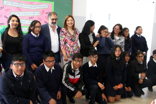 18 ALUMNOS DE LA ESCUELA MUNCIPAL NRO. 1 &ldquo;MARINA VILTE&rdquo; RECIBIERON SUS ANTEOJOS