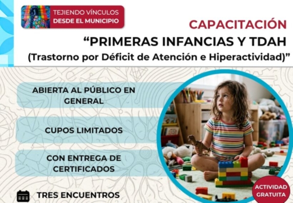 Capacitaci&oacute;n gratuita sobre primeras infancias y TDAH