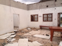 Temporal de viento en el ramal: Asistencia de Defensa Civil