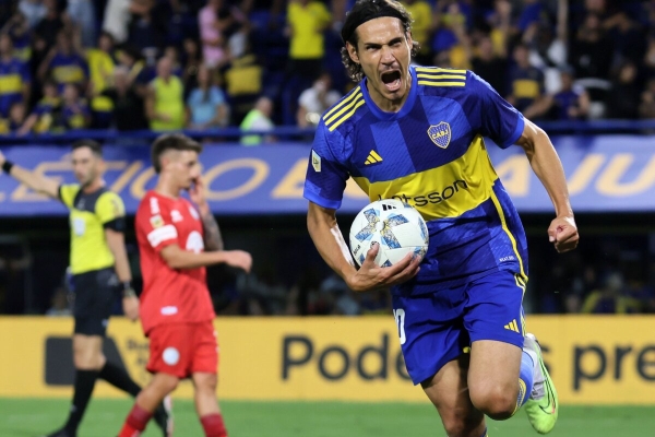 Boca se reencontr&oacute; con el triunfo en una gran noche de Cavani&nbsp;
