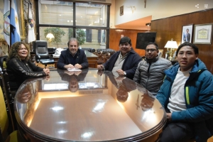 Bernis recibi&oacute; a la C&aacute;mara de Comercio de La Quiaca