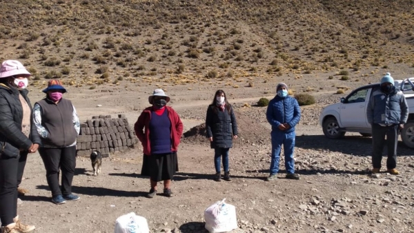 Asistieron a los abuelos de la comunidad de El Zenta