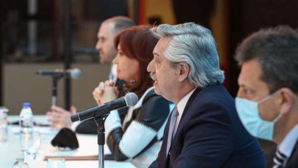 Alberto no podrá enviar otro presupuesto hasta marzo y gastará por decreto