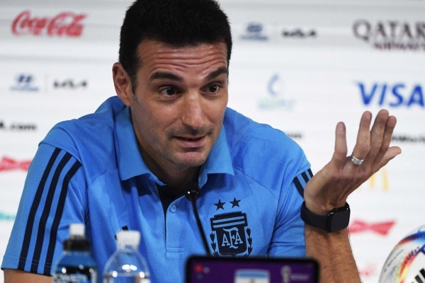 Scaloni, feliz por la clasificaci&oacute;n pero con bronca por volver a jugar el s&aacute;bado