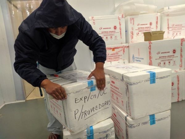 Exhaustiva log&iacute;stica para la distribuci&oacute;n de vacunas