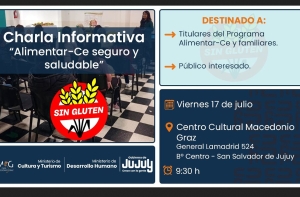 Invitan a una charla gratuita sobre celiaquía