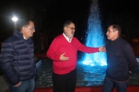 Mejoras en la fuente ornamental Ernesto Aguirre