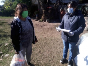 Entregaron unidades alimentarias en Vinalito