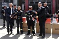 Renuevan equipamiento para los agentes de tr&aacute;nsito