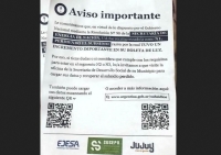 Alerta . Volantes con QR falsos sobre subsidios