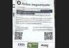 Alerta . Volantes con QR falsos sobre subsidios