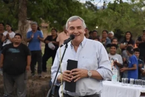 Morales inauguró obras de pavimentación en cuatro localidades del Ramal