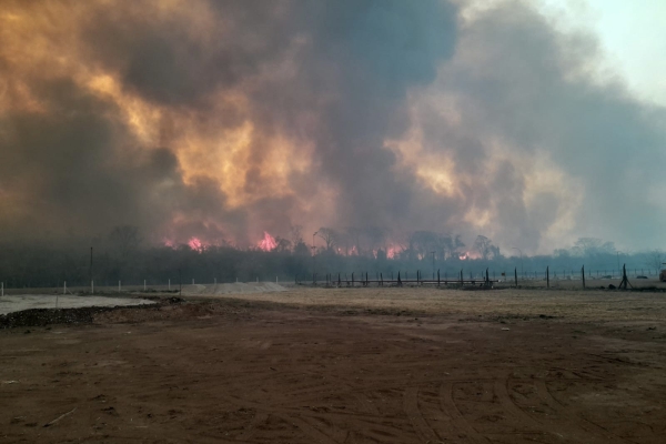 Incendio forestal en el ramal: Rub&eacute;n Rivarola &ldquo;desde el PJ nos pusimos a disposici&oacute;n y brindaremos ayuda a la comunidad del ramal&rdquo;