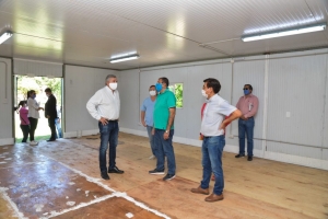 Avances en hospital de campa&ntilde;a en Libertador