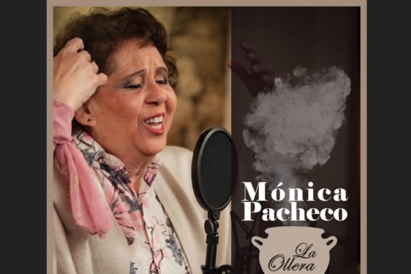 M&oacute;nica Pacheco en el Centro Cultural H&eacute;ctor Tiz&oacute;n