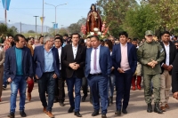 Sadir comparti&oacute; la fiesta patronal con el pueblo de Santa Clara