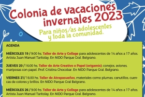 Actividades invernales en el NIDO &ldquo;Parque Gral. Belgrano&rdquo; de Alto Comedero