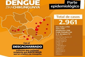 M&aacute;s de 2.900 casos de Dengue en Jujuy