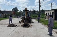 Alto Comedero.Contin&uacute;a el Plan de Bacheo en Avenidas