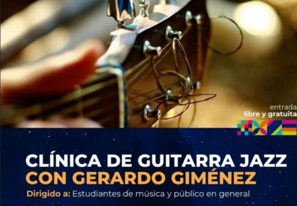 Cl&iacute;nica de guitarra y Noche de Jazz en la ciudad