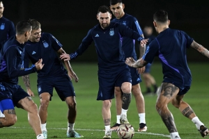 Con Di Mar&iacute;a y De Paul, Argentina complet&oacute; la &uacute;ltima pr&aacute;ctica antes de la semifinal