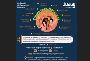 Taller de yoga en Tiempo para Nosotras