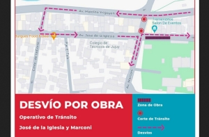 Operativo de tr&aacute;nsito en Jos&eacute; de la Iglesia