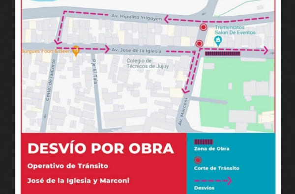 Operativo de tr&aacute;nsito en Jos&eacute; de la Iglesia