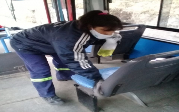 Garantizan normas de bioseguridad en servicios p&uacute;blicos