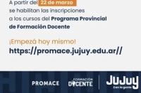 Habilitan inscripci&oacute;n a cursos gratuitos y con puntaje para toda la docencia de la provincia