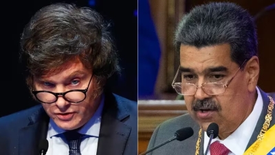Milei enfrenta a Maduro y le advirti&oacute; que la Argentina proteger&aacute; a los seis dirigentes perseguidos por el r&eacute;gimen venezolano