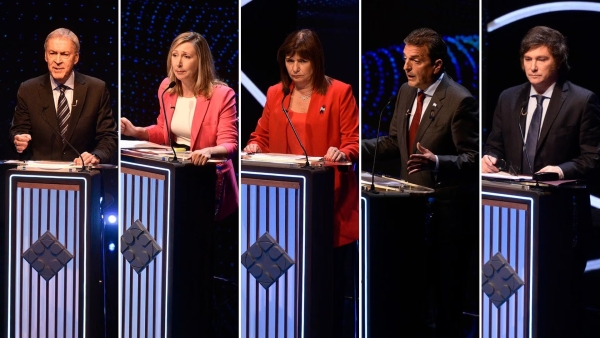 Producci&oacute;n y Trabajo: los 3 principales candidatos hablaron de bajar los impuestos, pero se cruzaron duramente