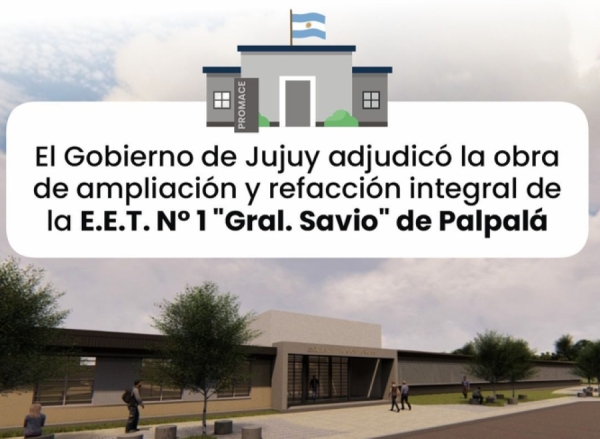 Gobierno adjudic&oacute; obra de ampliaci&oacute;n de la E.E.T. N&deg; 1 "