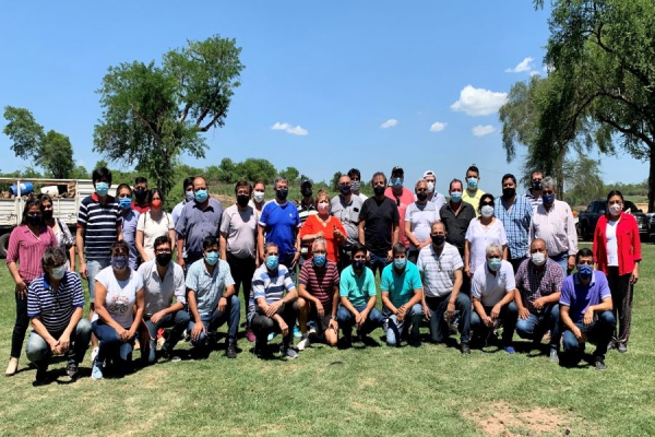 Reuni&oacute;n pol&iacute;tica de Cambia Jujuy en el ramal