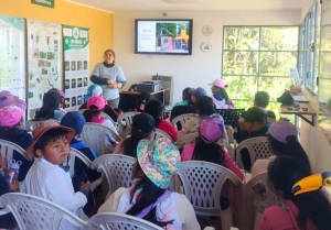Parque Bot&aacute;nico.Visita educativa de la Escuela Macedonio Graz