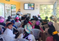 Parque Bot&aacute;nico.Visita educativa de la Escuela Macedonio Graz