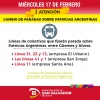 Por obras cambian recorridos de colectivos