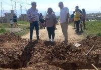Aguisa Potable.Obras en las 14 hect&aacute;reas de Alto Comedero