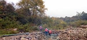 Agua Potable recambia parte del colector cloacal en Los Huaicos